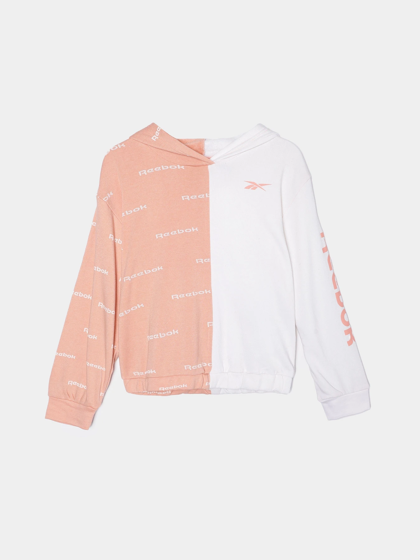 Худи и свитшоты Reebok модель Q4539RG_WHITE/ROSE Худи и свитшоты Reebok модель Q4539RG_WHITE/ROSE Фото