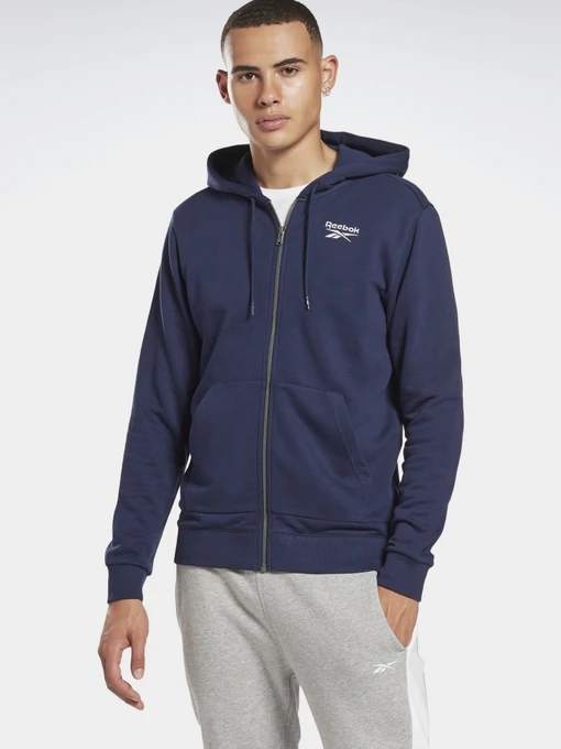 Худи и свитшоты Reebok IDENTITY ZIP-UP модель GJ0644 Фото