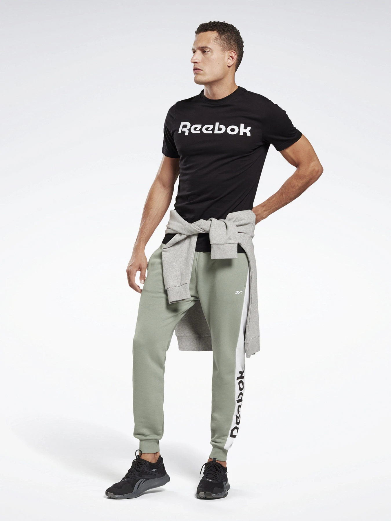 Футболки и поло Reebok Graphic Series Linear Logo модель GJ0136 Футболки и поло Reebok Graphic Series Linear Logo модель GJ0136 Фото