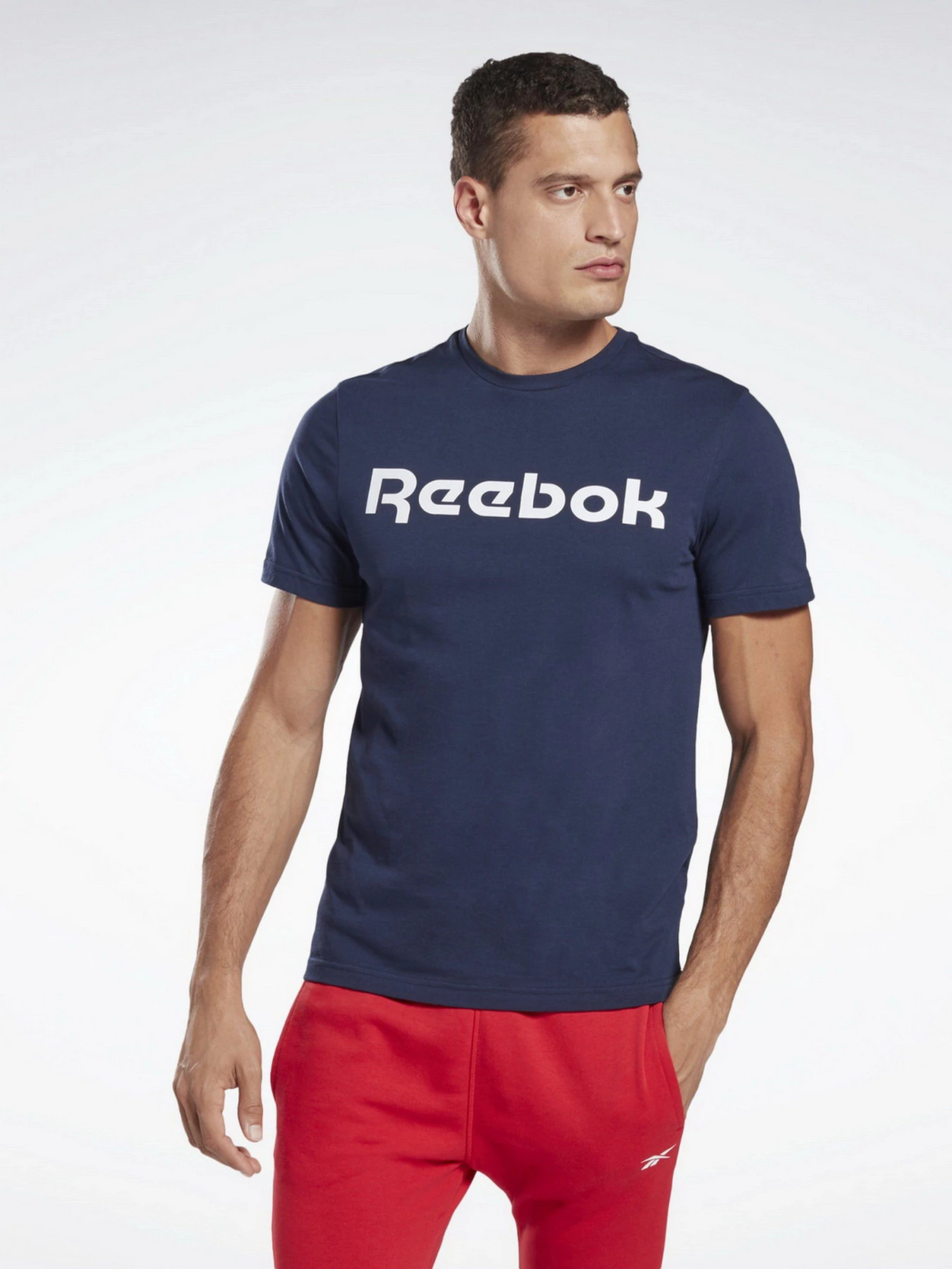 Футболки и поло Reebok Linear модель GN5378 Футболки и поло Reebok Linear модель GN5378 Фото