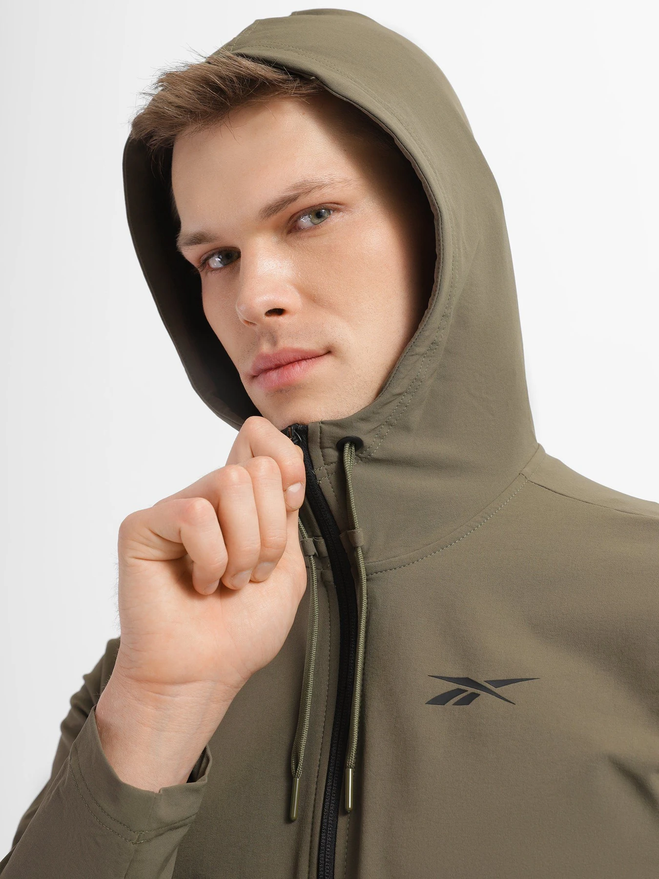 Худі та світшоти Reebok Performance Woven Zip Up модель H44117 Худі та світшоти Reebok Performance Woven Zip Up модель H44117 Фото