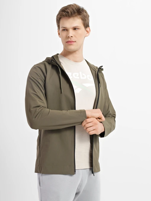 Худі та світшоти Reebok Performance Woven Zip Up модель H44117 Фото