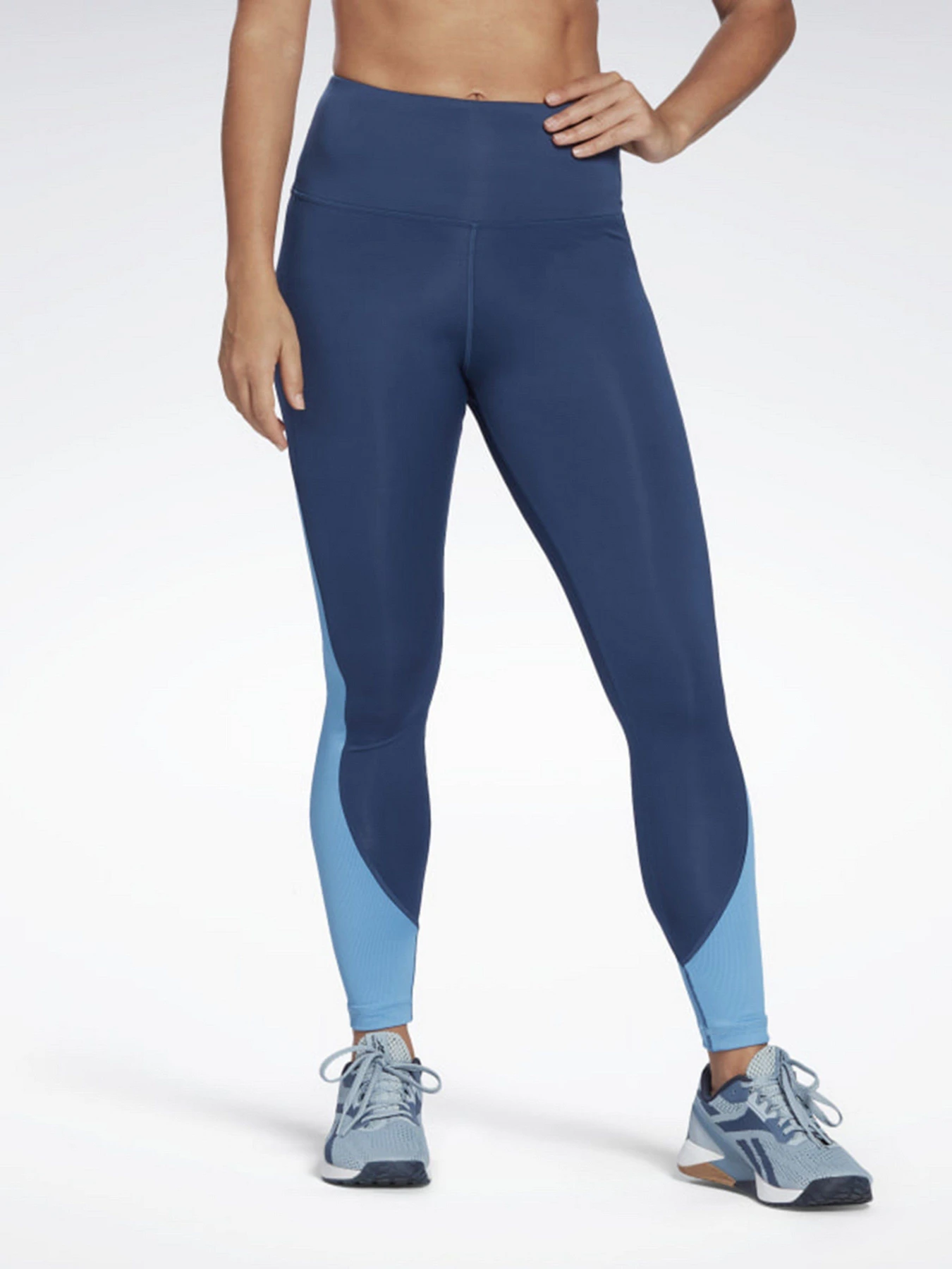 Брюки Reebok Workout Ready Rib High-Rise модель H65569 Брюки Reebok Workout Ready Rib High-Rise модель H65569 Фото