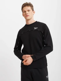 Худи и свитшоты Reebok PIPING CREW модель HA1067 Фото