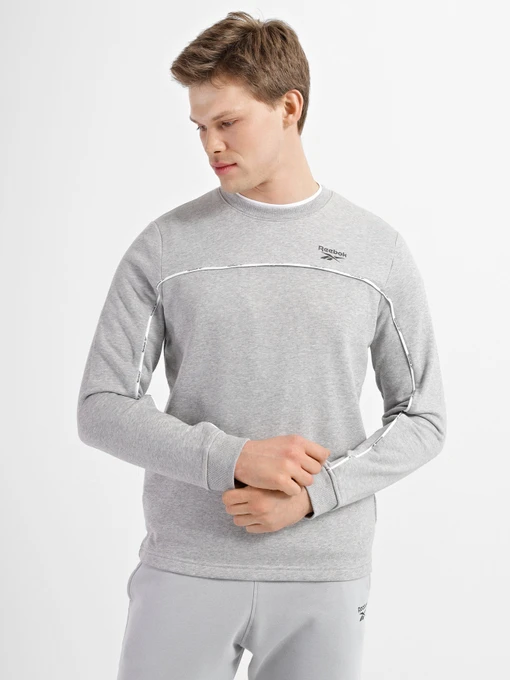 Худи и свитшоты Reebok Piping Crew модель HA1069 Фото
