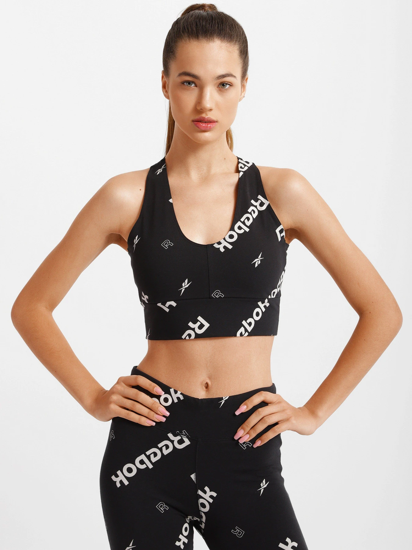Футболки и поло Reebok RI CTN AOP BRALETTE модель HA5732 Футболки и поло Reebok RI CTN AOP BRALETTE модель HA5732 Фото