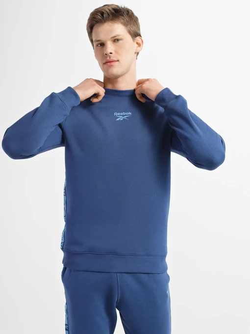 Худи и свитшоты Reebok Identity Tape Crew модель HB2151 Фото