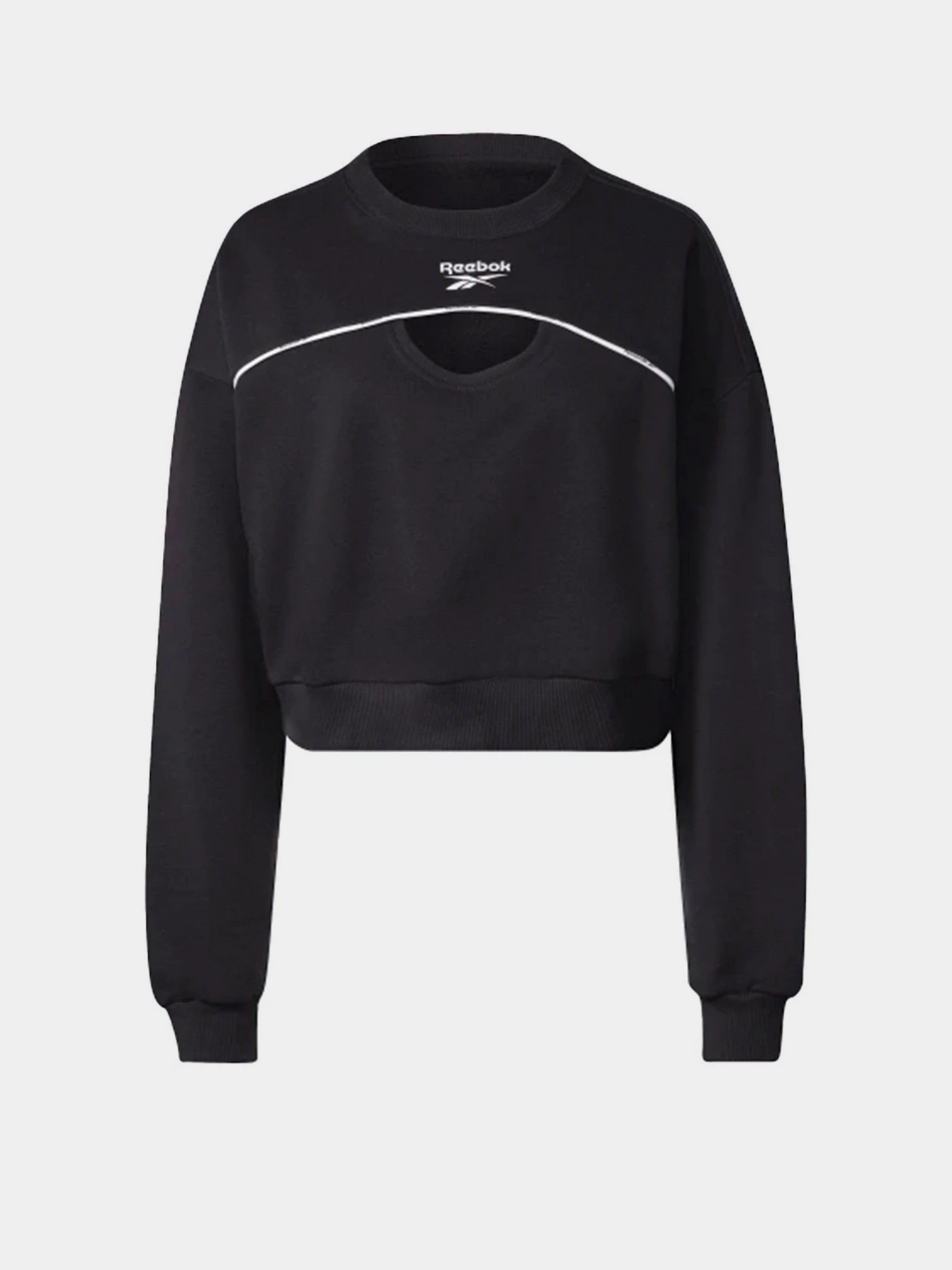 Худі та світшоти Reebok Piping Crewneck модель HB2335 Худі та світшоти Reebok Piping Crewneck модель HB2335 Фото