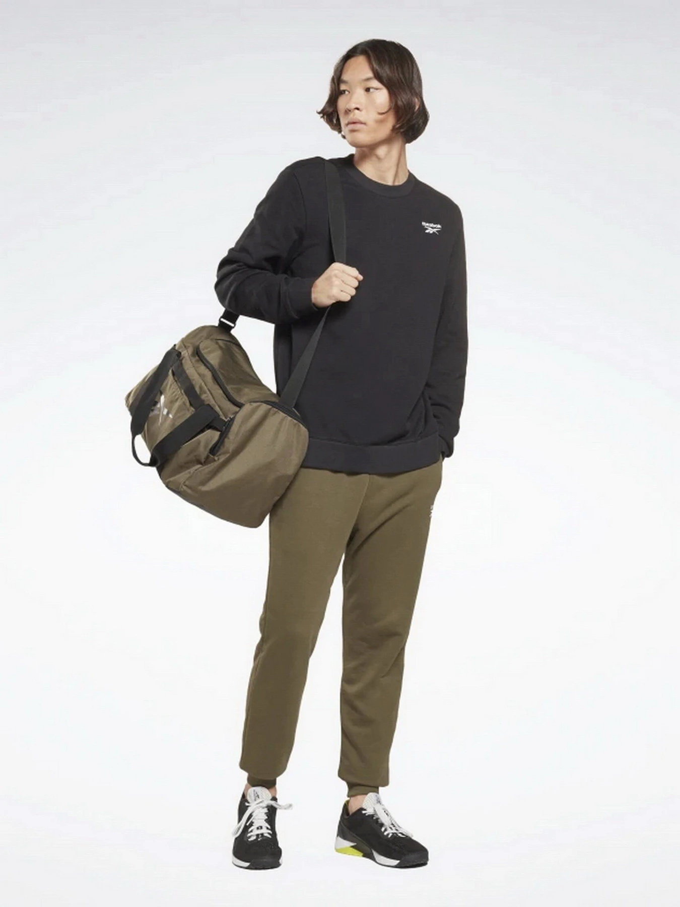 Худи и свитшоты Reebok Identity Fleece Crew модель HG4445 Худи и свитшоты Reebok Identity Fleece Crew модель HG4445 Фото