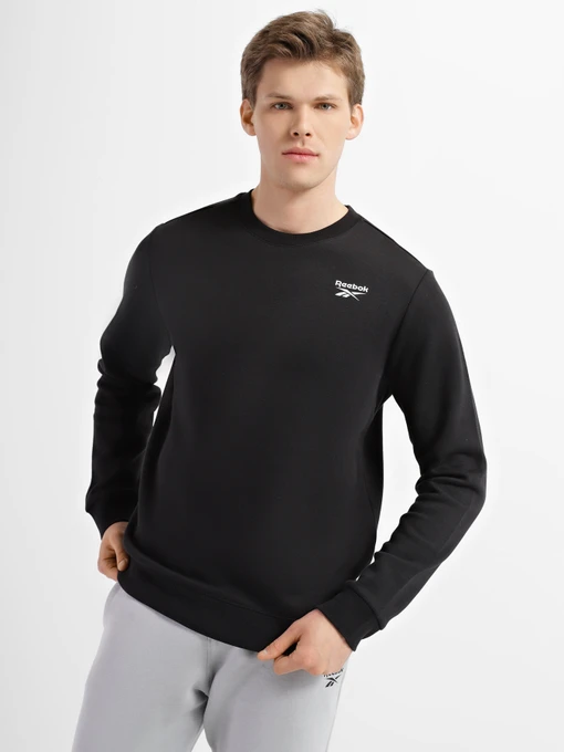 Худи и свитшоты Reebok Identity Fleece Crew модель HG4445 Фото