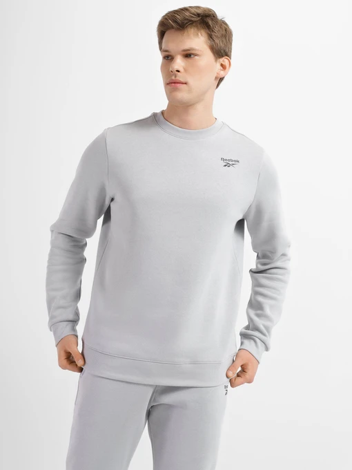 Худи и свитшоты Reebok Identity Fleece Crew модель HG4446 Фото