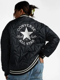 Куртки и дубленки CONVERSE Classic Fit Wearers Left Star Chev Emb Fleece модель 10025223-001 Фото