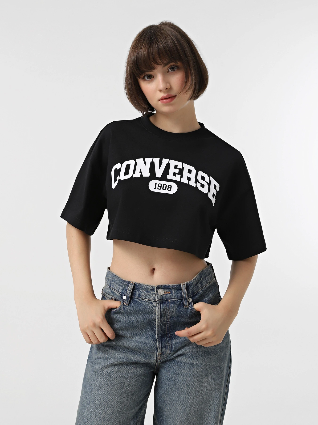 Футболки и поло CONVERSE SPORTY CROPPED модель 10027253-001 Фото