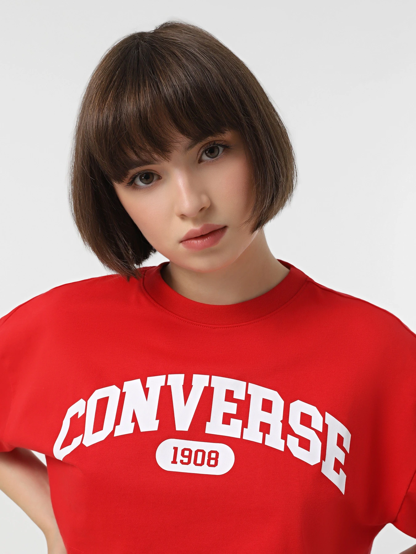 Футболки і поло CONVERSE SPORTY CROPPED модель 10027253-600 Фото