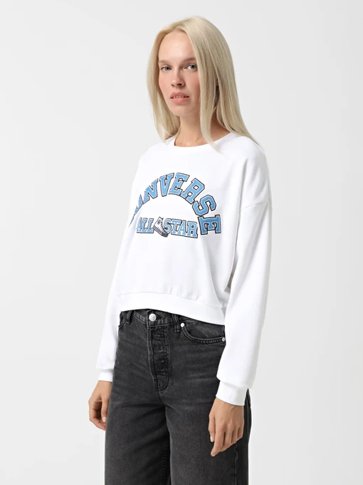 Худі та світшоти CONVERSE RETRO CHUCK HERITAGE CREW модель 10026777-102 Фото