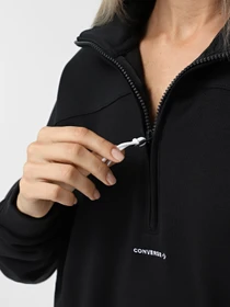 Худи и свитшоты CONVERSE WORDMARK 1/2 ZIP модель 10026781-001 Фото