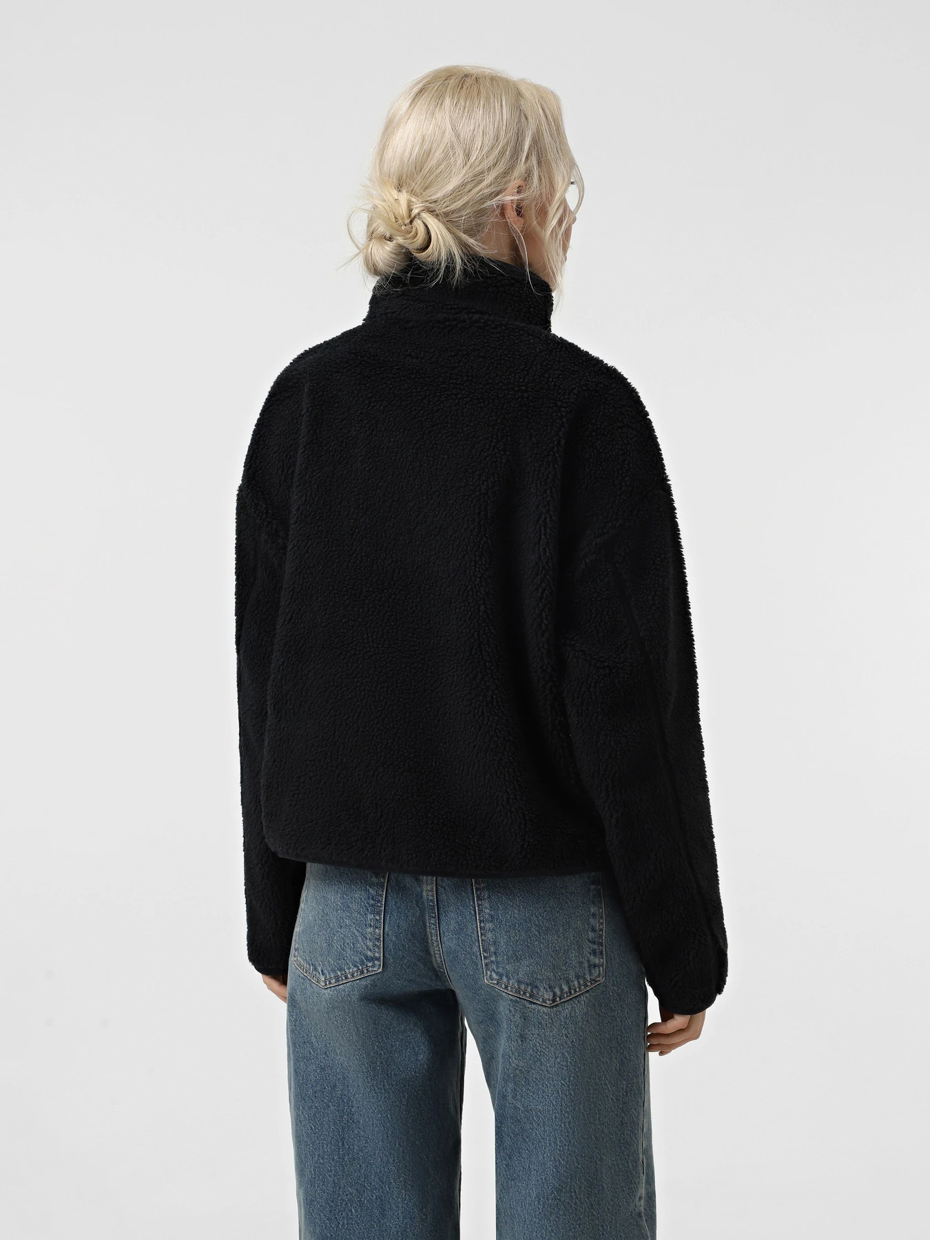 Куртки и дубленки CONVERSE SHERPA FULL-ZIP модель 10027056-001 Фото