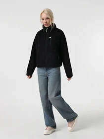 Куртки и дубленки CONVERSE SHERPA FULL-ZIP модель 10027056-001 Фото