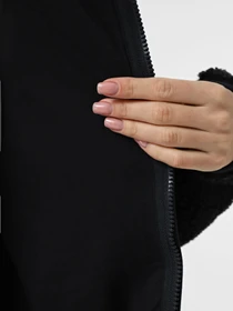 Куртки и дубленки CONVERSE SHERPA FULL-ZIP модель 10027056-001 Фото