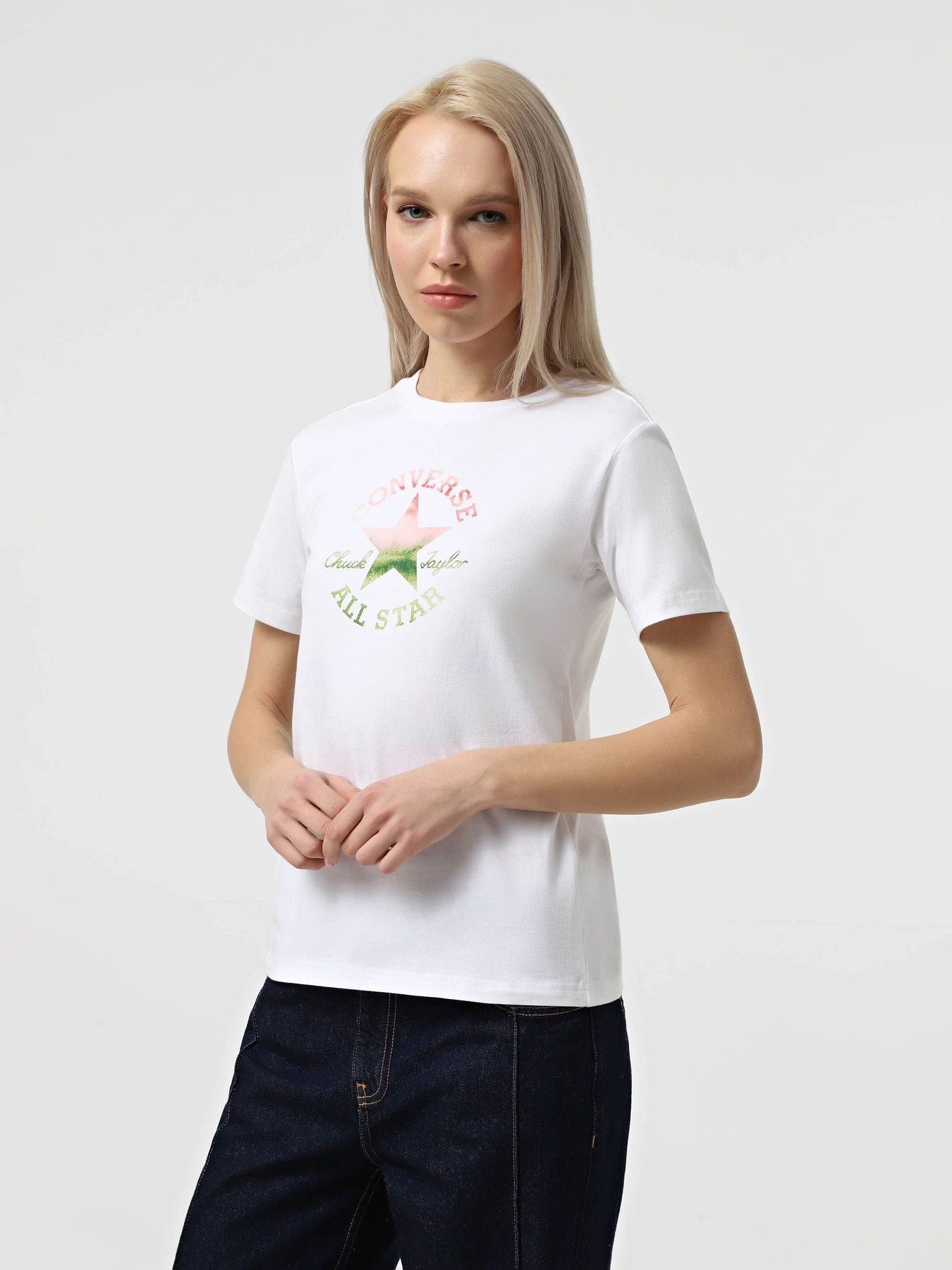 Футболки і поло CONVERSE CHUCK PATCH INFILL модель 10027385-102 Футболки і поло CONVERSE CHUCK PATCH INFILL модель 10027385-102 Фото
