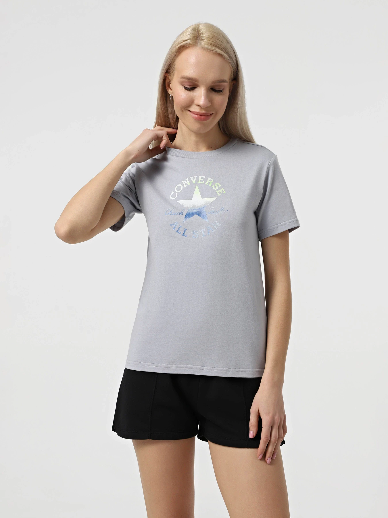 Футболки і поло CONVERSE CHUCK PATCH INFILL модель 10027385-505 Футболки і поло CONVERSE CHUCK PATCH INFILL модель 10027385-505 Фото