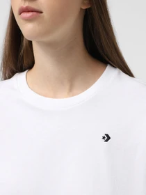 Футболки и поло CONVERSE STAR CHEVRON TEE модель CVW5T102-WHT Фото