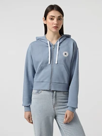 Худі та світшоти CONVERSE RETRO CHCK GRAPH FZ модель CVW5J150-MXW Фото