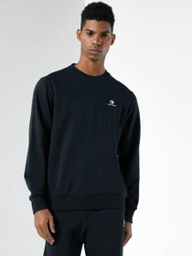 Худи и свитшоты CONVERSE Emb Crew модель 10020345-001 Фото