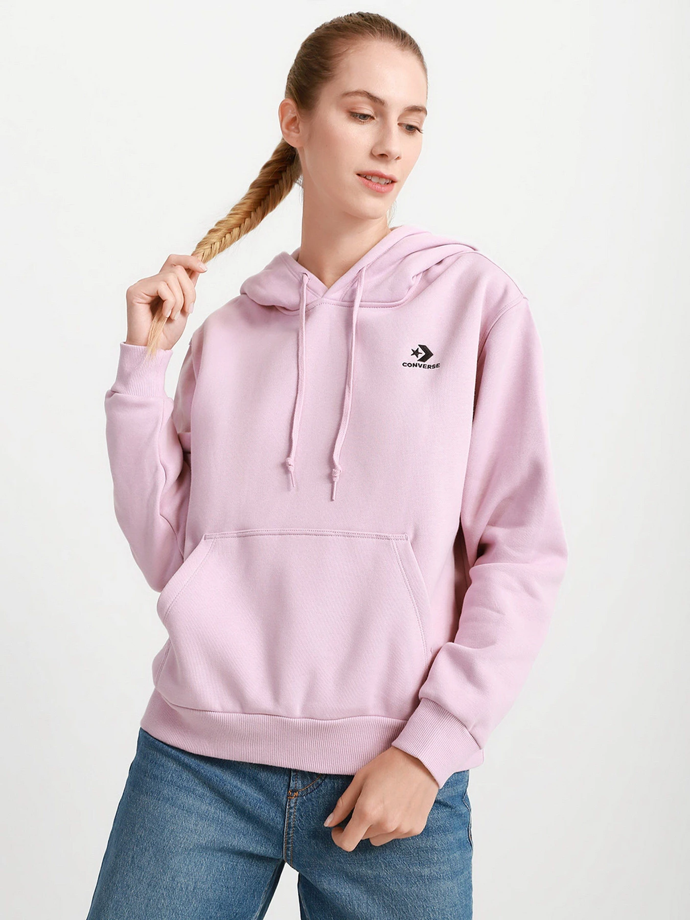 Худи и свитшоты CONVERSE Embroidered Star Chevron модель 10020872-530 Худи и свитшоты CONVERSE Embroidered Star Chevron модель 10020872-530 Фото