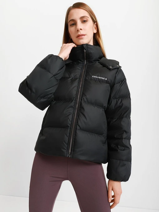 Куртки и дубленки CONVERSE Short Down Jacket Entry Level модель 10021998-001 Фото
