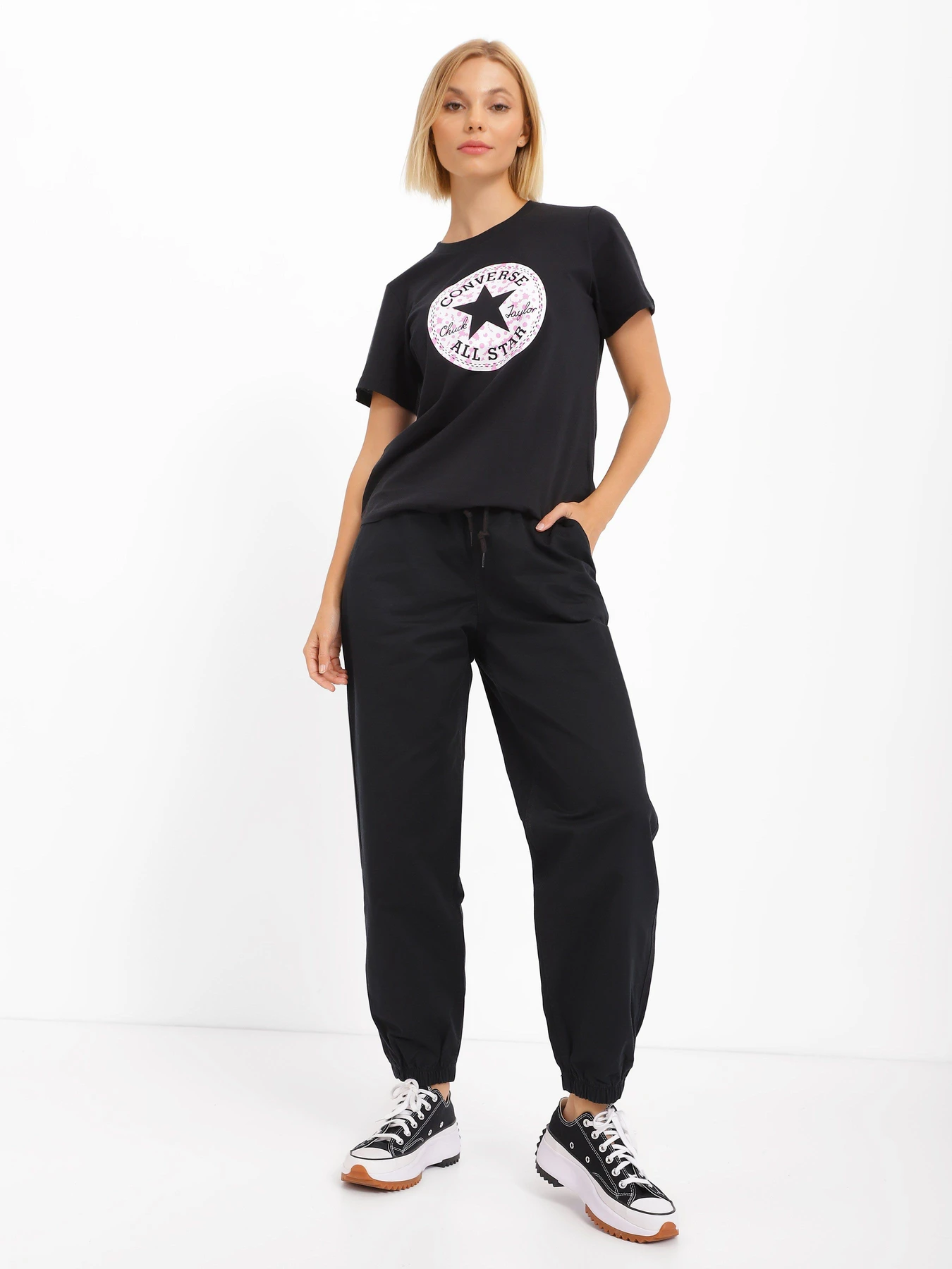 Штани CONVERSE Commerical Jogger модель 10023687-001 Штани CONVERSE Commerical Jogger модель 10023687-001 Фото