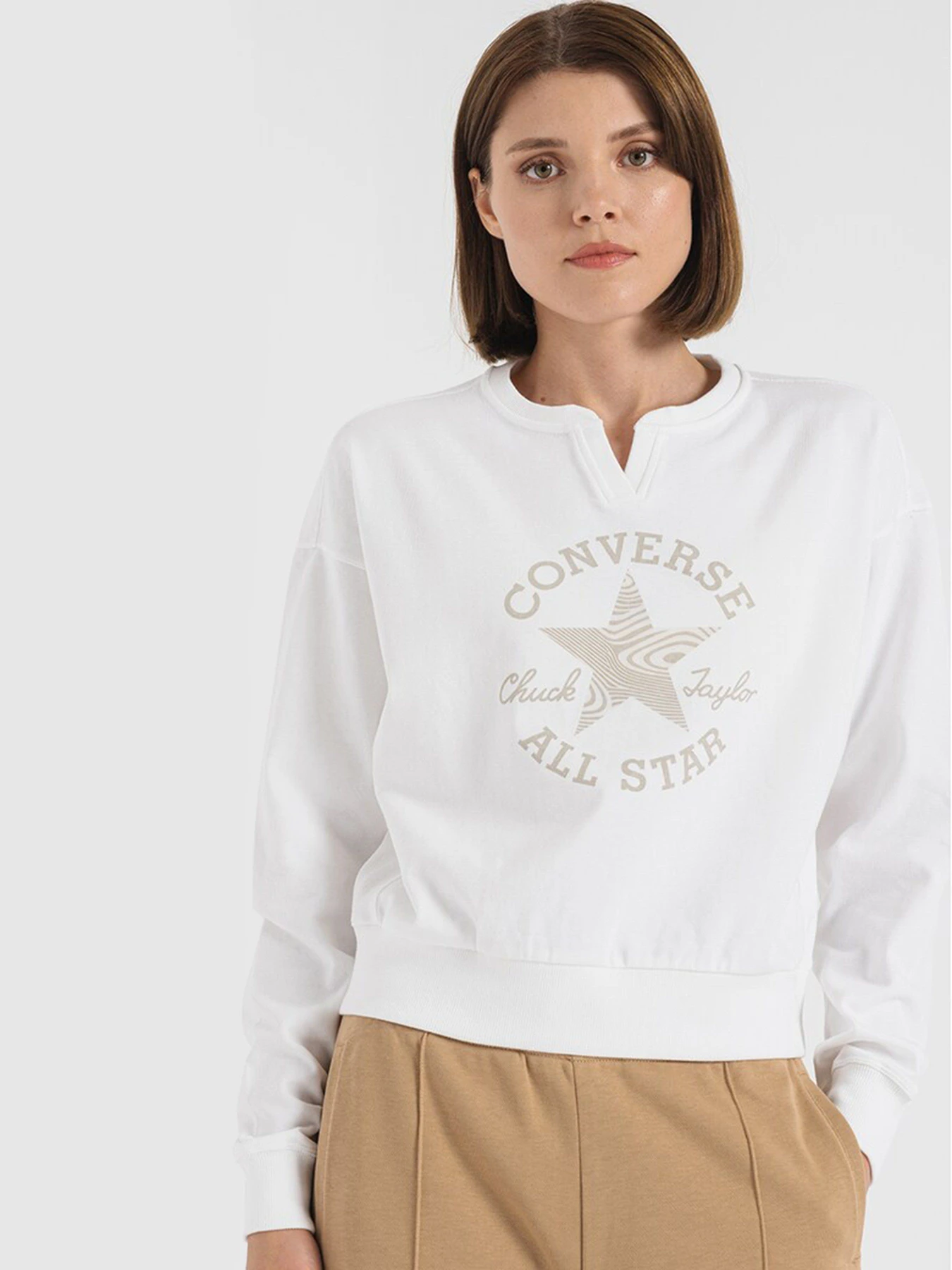 Свитры и кардиганы CONVERSE CHUCK PATCH INFILL модель 10023715-102 Свитры и кардиганы CONVERSE CHUCK PATCH INFILL модель 10023715-102 Фото