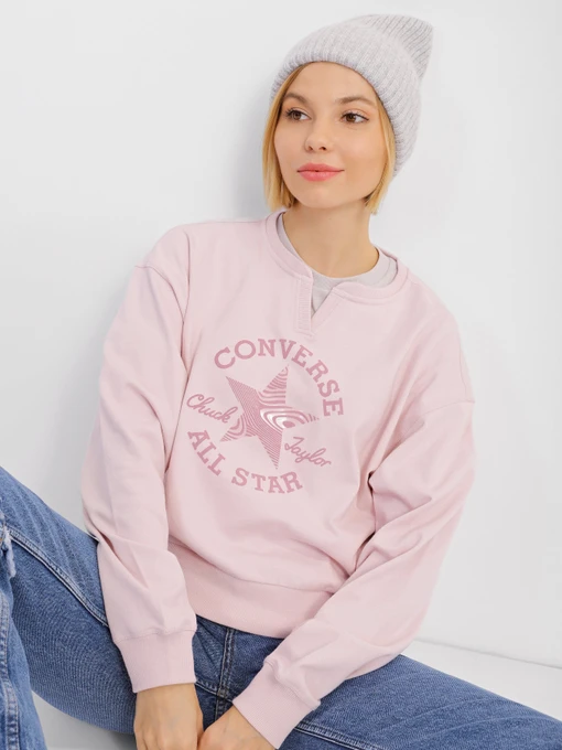 Свитры и кардиганы CONVERSE CHUCK PATCH INFILL модель 10023715-653 Фото