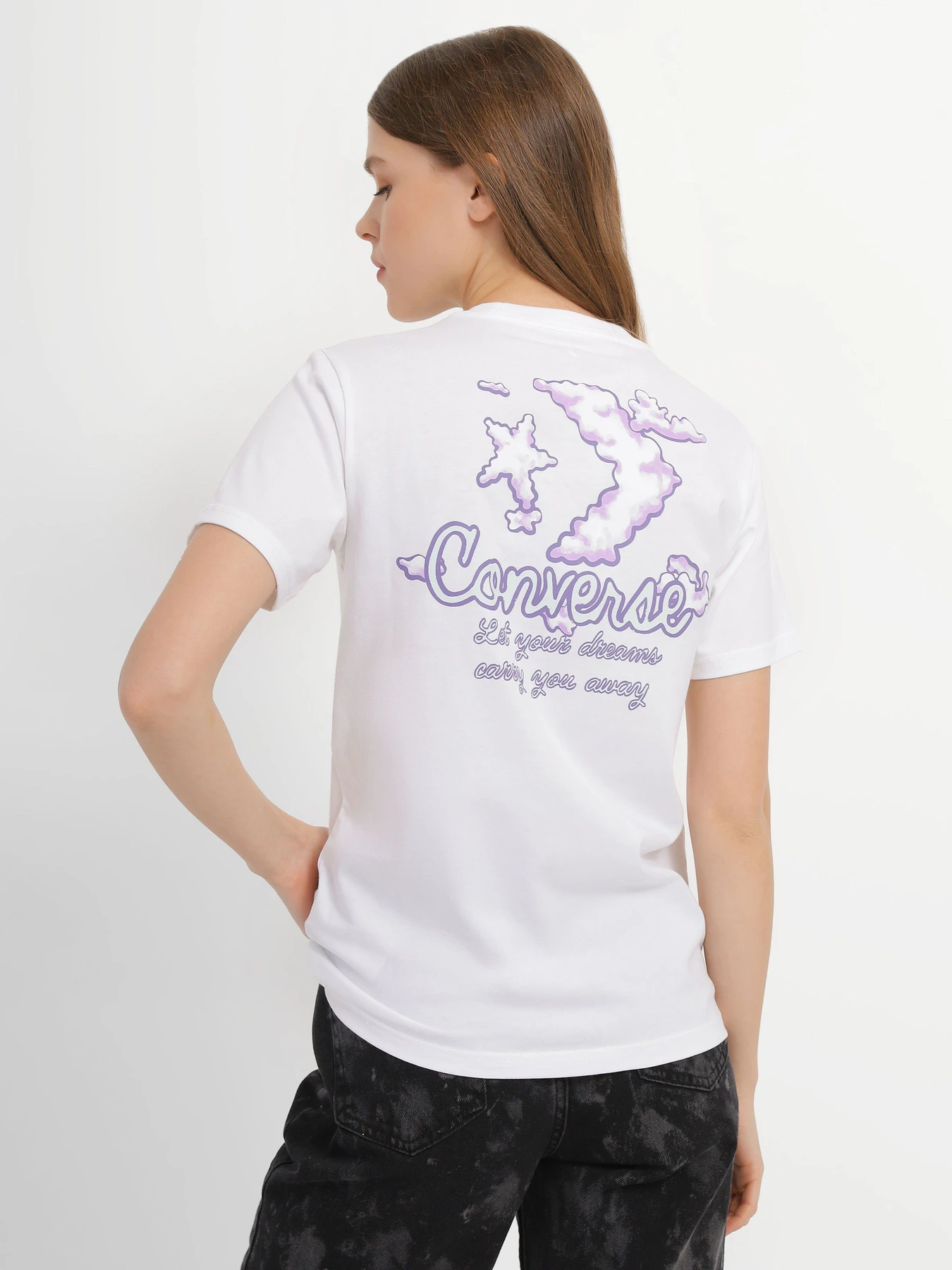 Футболки і поло CONVERSE Seasonal Graphic Word Art модель 10024536-102 Футболки і поло CONVERSE Seasonal Graphic Word Art модель 10024536-102 Фото