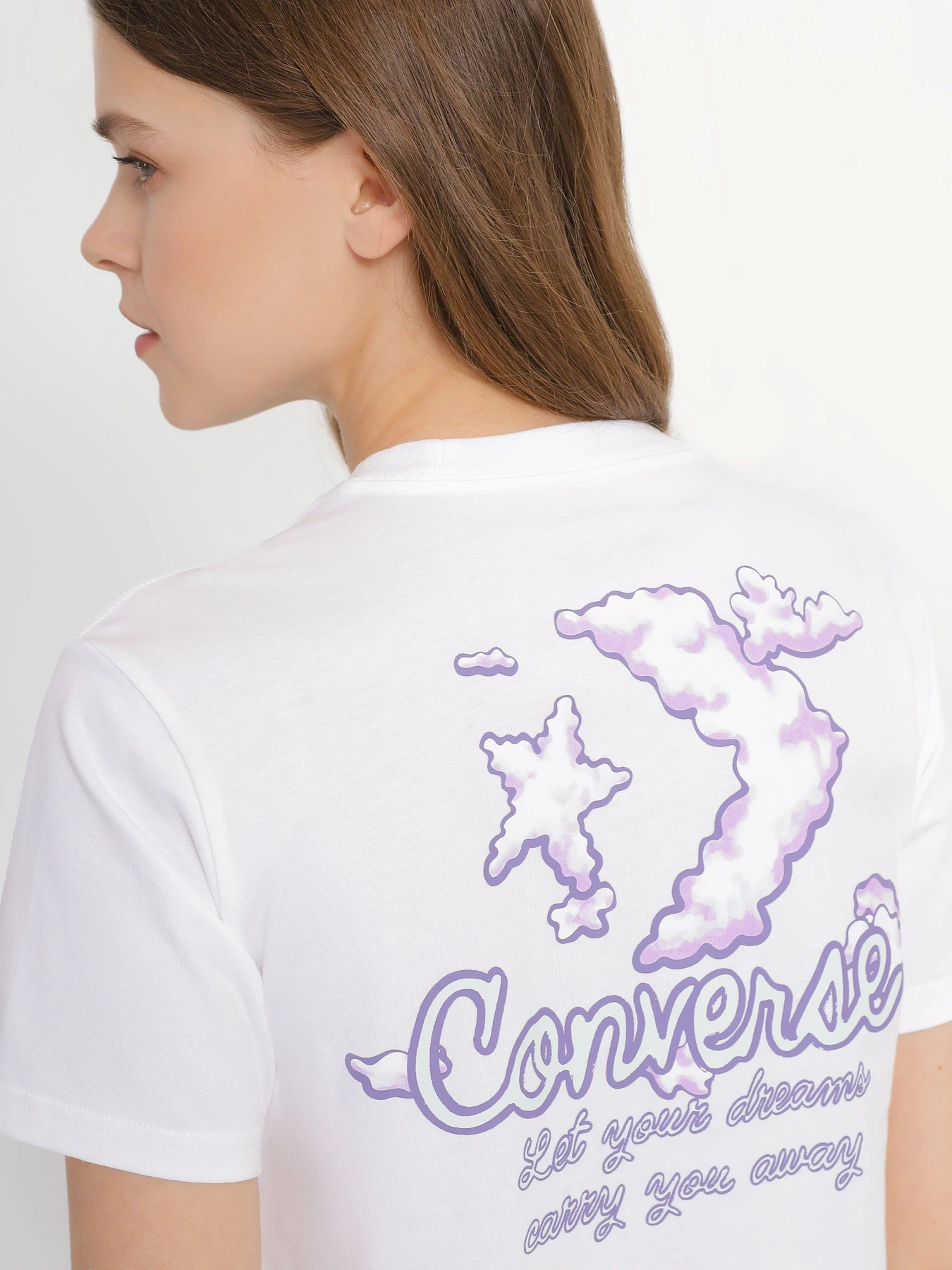 Футболки і поло CONVERSE Seasonal Graphic Word Art модель 10024536-102 Футболки і поло CONVERSE Seasonal Graphic Word Art модель 10024536-102 Фото