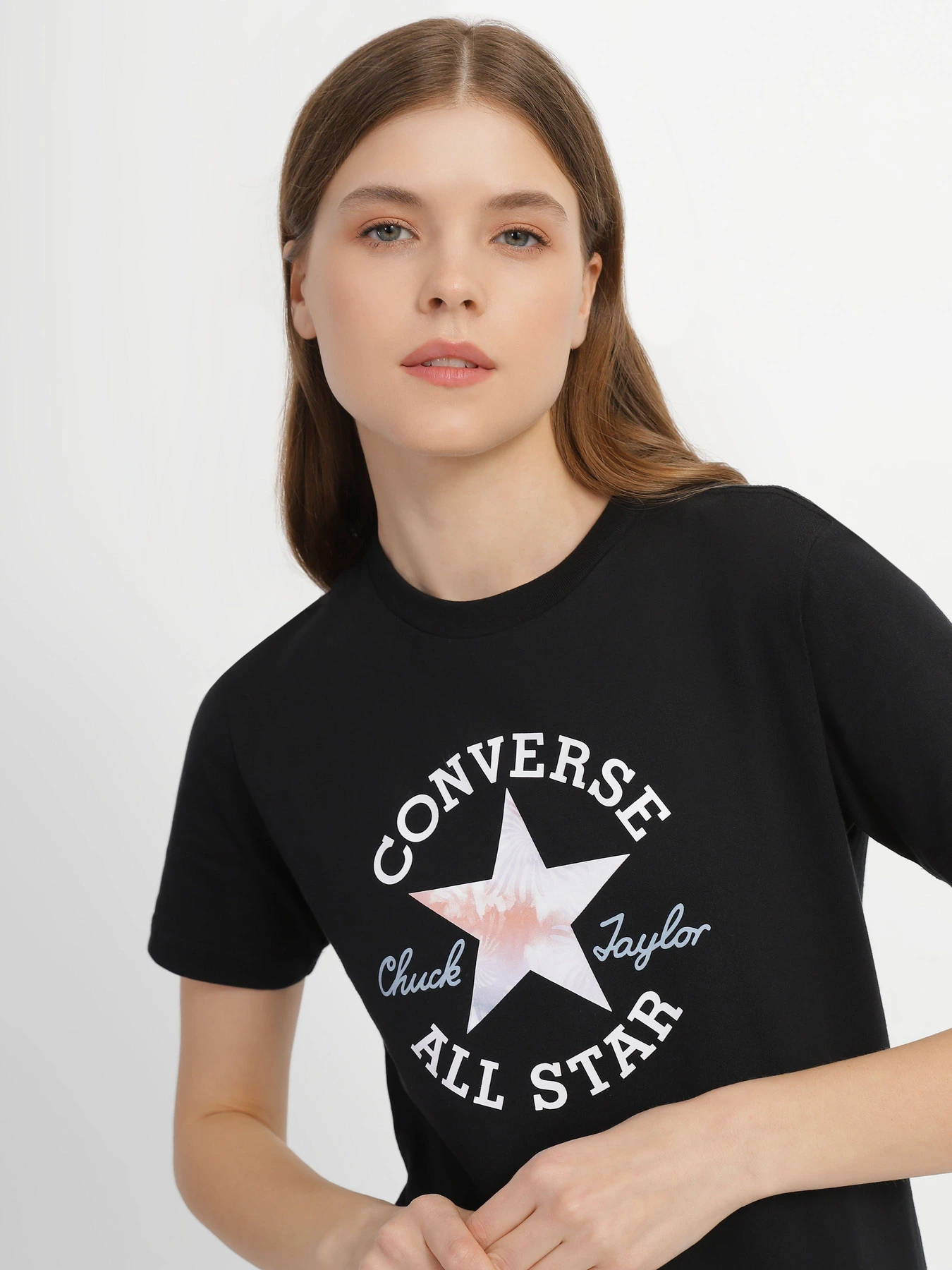 Футболки і поло CONVERSE Go-To All Star модель 10025041-001 Футболки і поло CONVERSE Go-To All Star модель 10025041-001 Фото