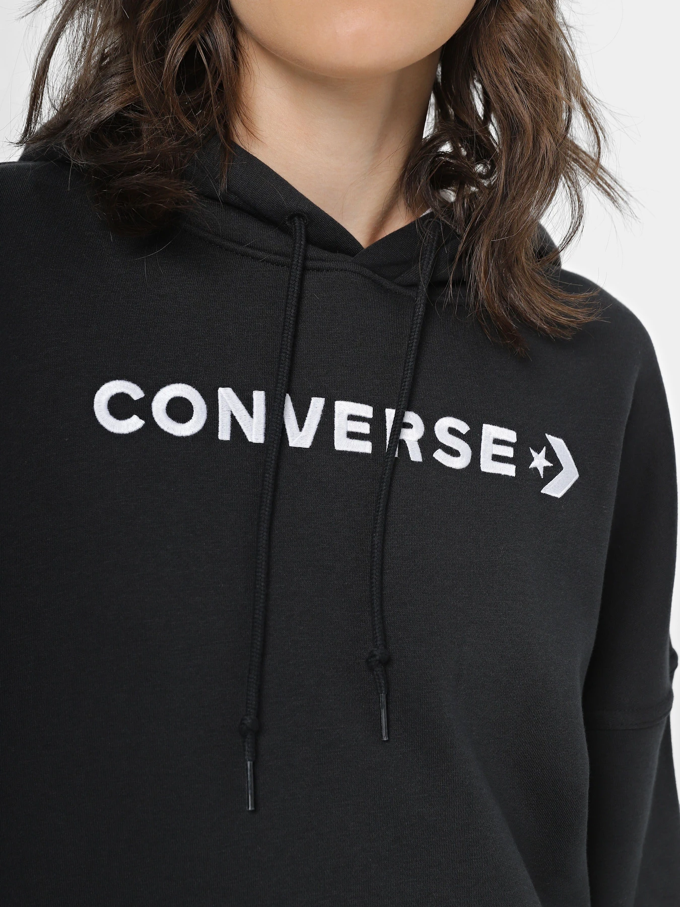 Худи и свитшоты CONVERSE Embroidered Wordmark Fleece модель 10025690-001 Худи и свитшоты CONVERSE Embroidered Wordmark Fleece модель 10025690-001 Фото