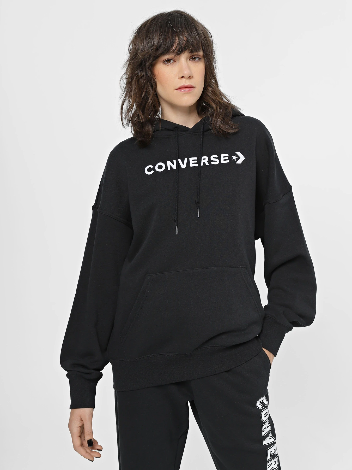 Худи и свитшоты CONVERSE Embroidered Wordmark Fleece модель 10025690-001 Худи и свитшоты CONVERSE Embroidered Wordmark Fleece модель 10025690-001 Фото