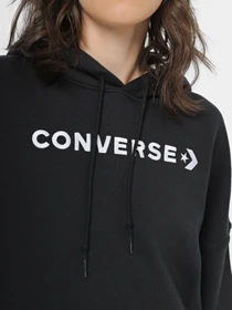 Худи и свитшоты CONVERSE Embroidered Wordmark Fleece модель 10025690-001 Фото