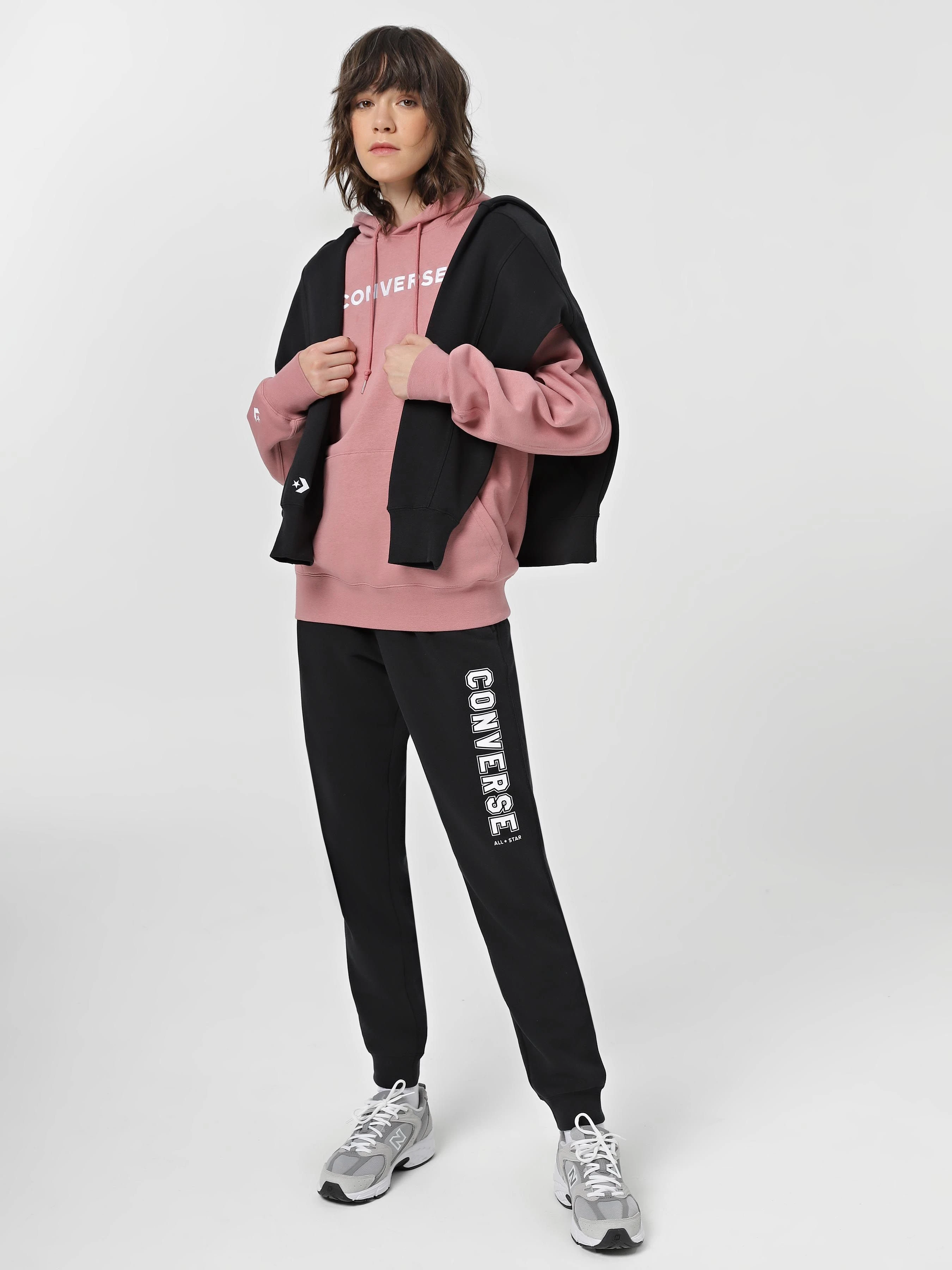 Жіноче Худі CONVERSE Embroidered Wordmark Fleece фото 3