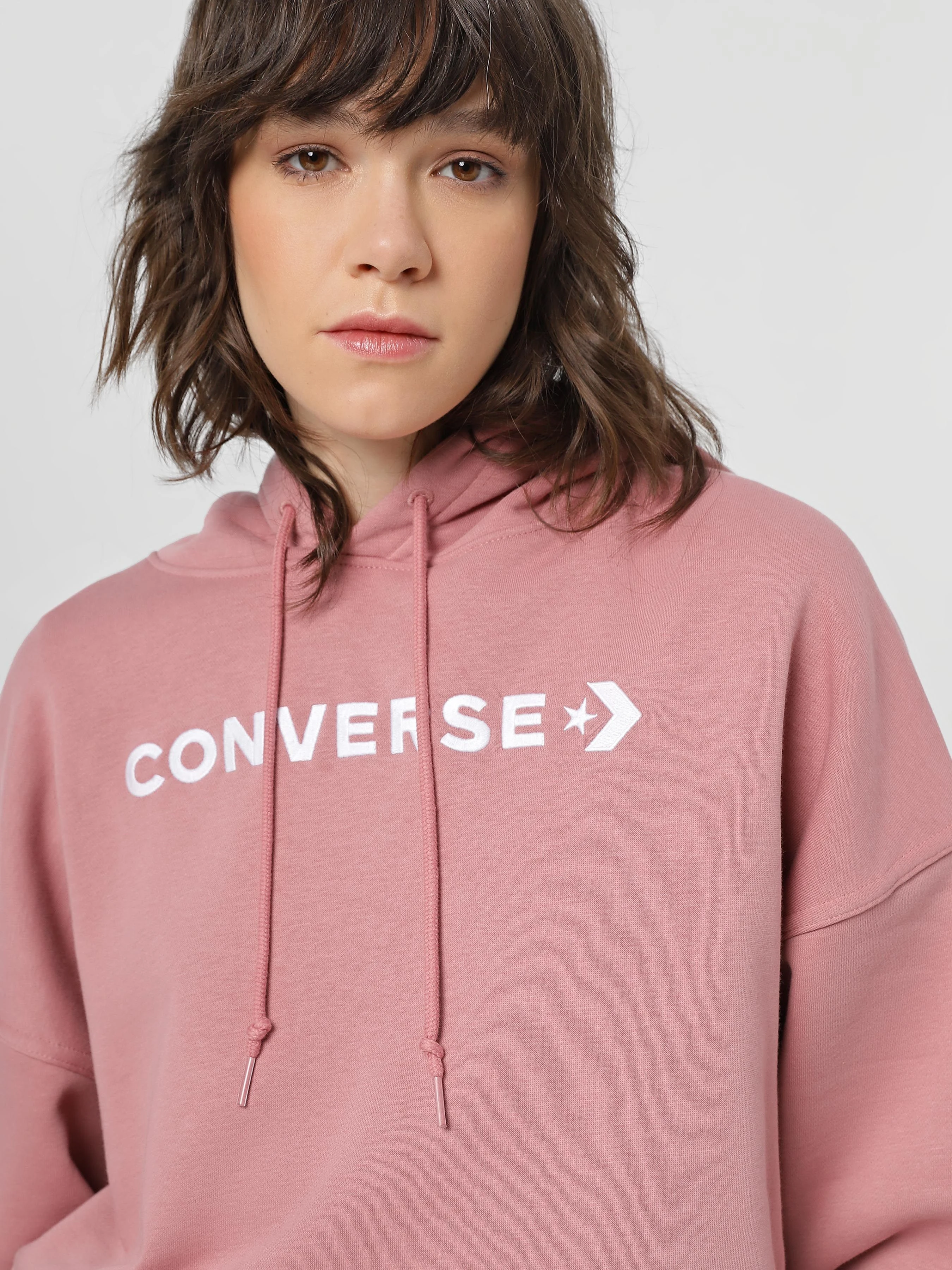 Жіноче Худі CONVERSE Embroidered Wordmark Fleece