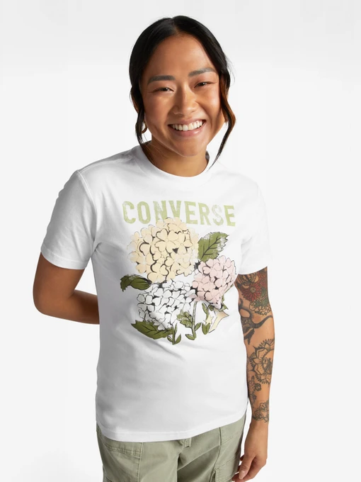 Футболки і поло CONVERSE Outdoor Floral Art модель 10025184-102 Фото