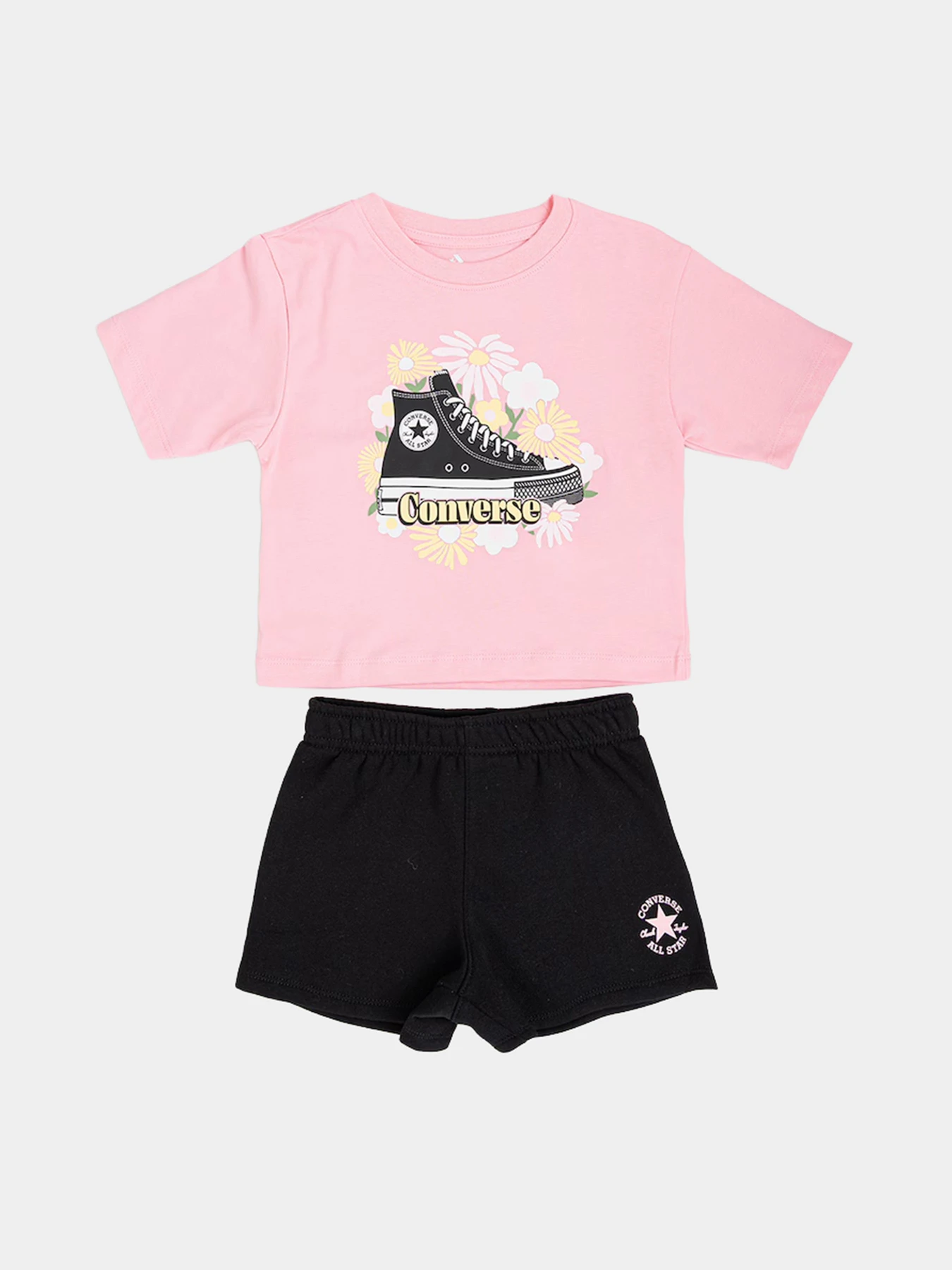 Костюмы CONVERSE FLORAL SNEAKER TEE - SHORTS модель 3CH108-023 Костюмы CONVERSE FLORAL SNEAKER TEE - SHORTS модель 3CH108-023 Фото