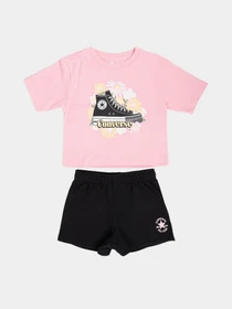 Костюмы CONVERSE FLORAL SNEAKER TEE - SHORTS модель 3CH108-023 Фото