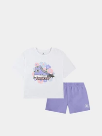 Костюмы CONVERSE FLORAL SNEAKER TEE - SHORTS модель 3CH108-PC5 Фото