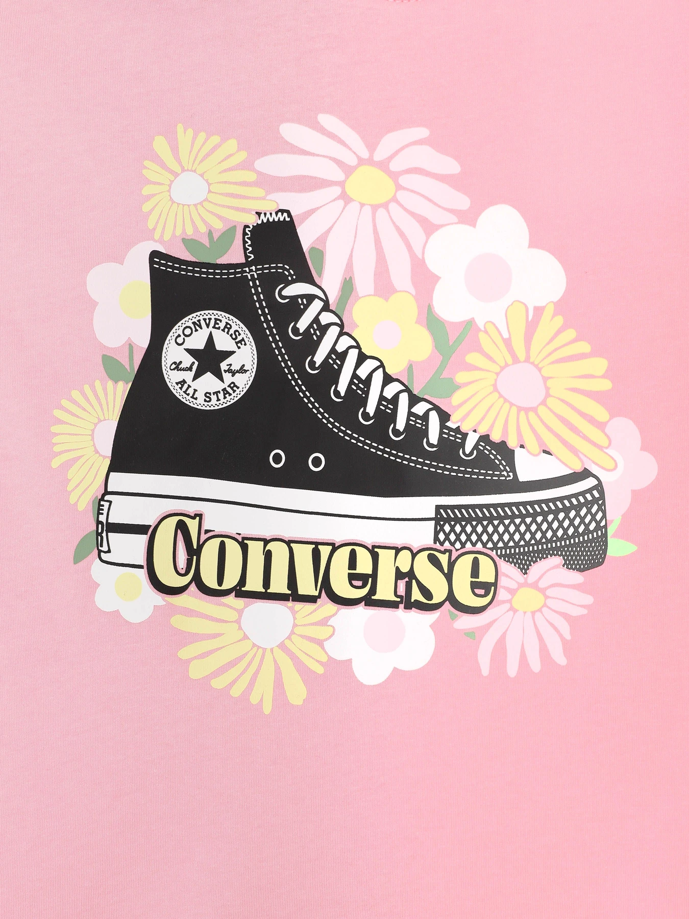 Костюмы CONVERSE FLORAL SNEAKER TEE - SHORTS модель 4CH108-023 Фото