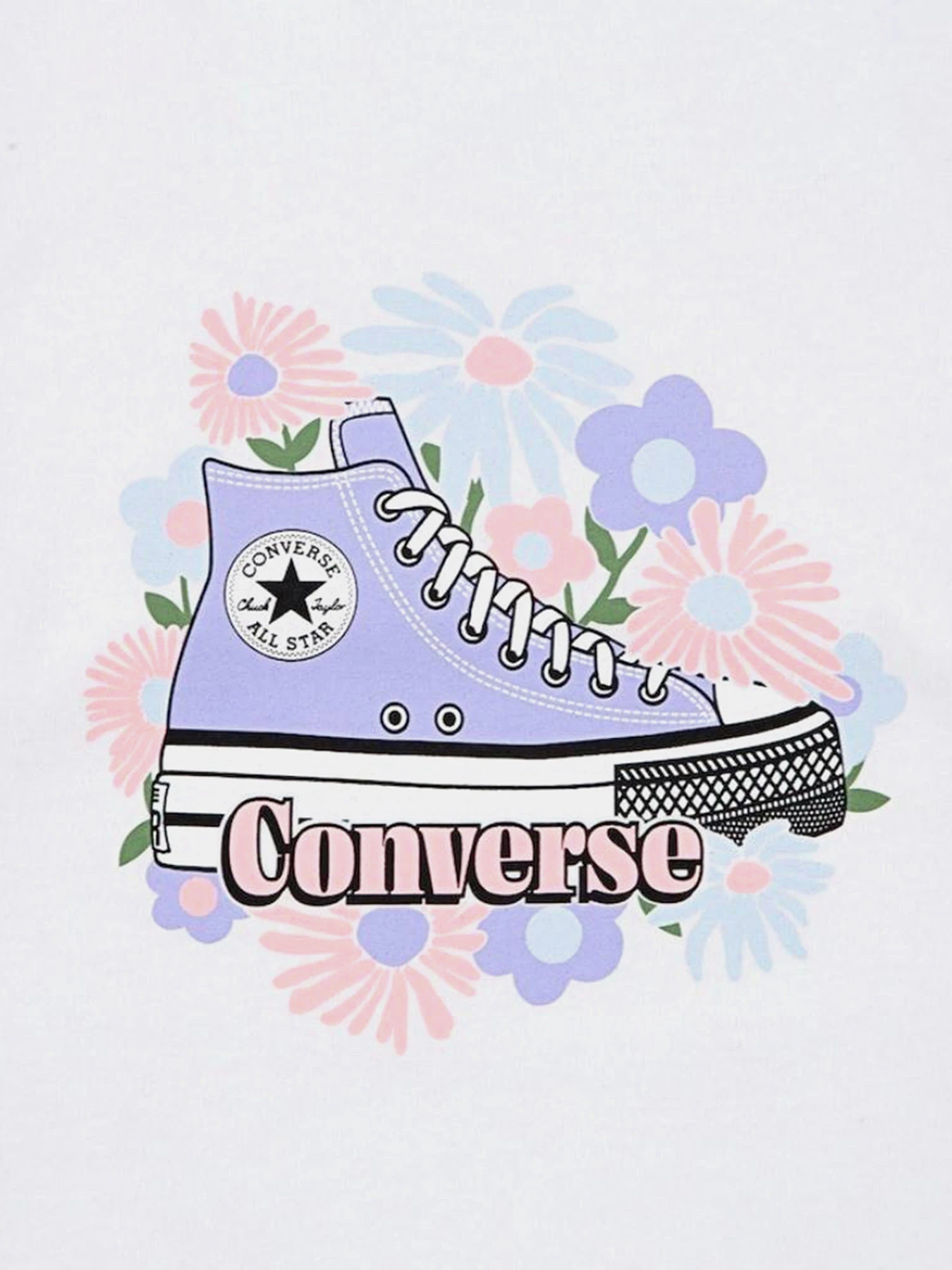 Костюмы CONVERSE FLORAL SNEAKER TEE - SHORTS модель 4CH108-PC5 Костюмы CONVERSE FLORAL SNEAKER TEE - SHORTS модель 4CH108-PC5 Фото
