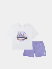 Костюмы CONVERSE FLORAL SNEAKER TEE - SHORTS модель 4CH108-PC5 Фото