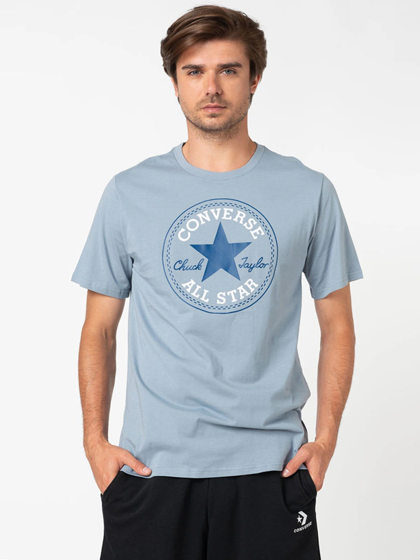Футболки і поло CONVERSE Chuck Taylor All Star Patch Crew Neck модель 10007887-443 Футболки і поло CONVERSE Chuck Taylor All Star Patch Crew Neck модель 10007887-443 Фото