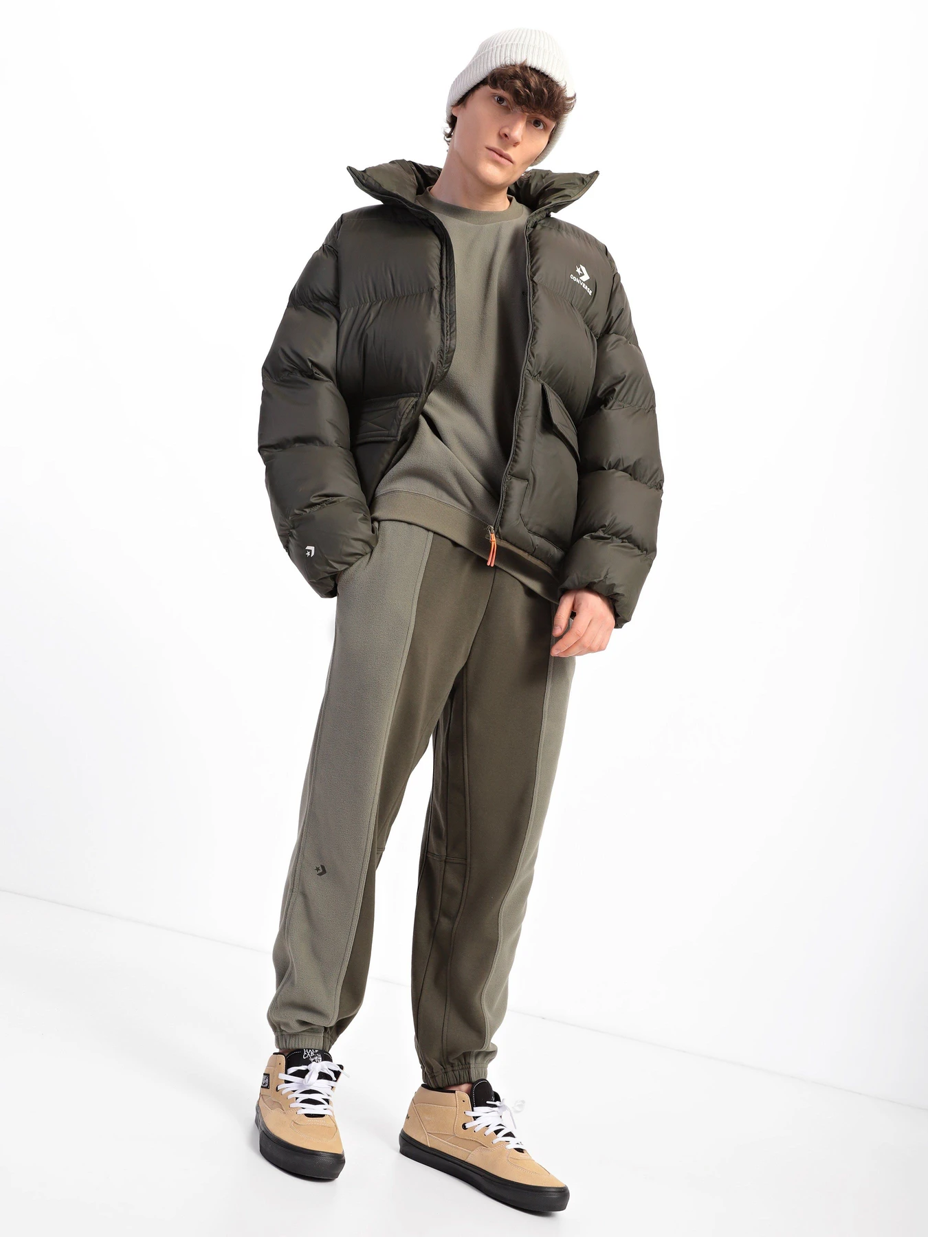Куртки та дублянки CONVERSE  Patch Pocket Puffer модель 10023798-316 Фото